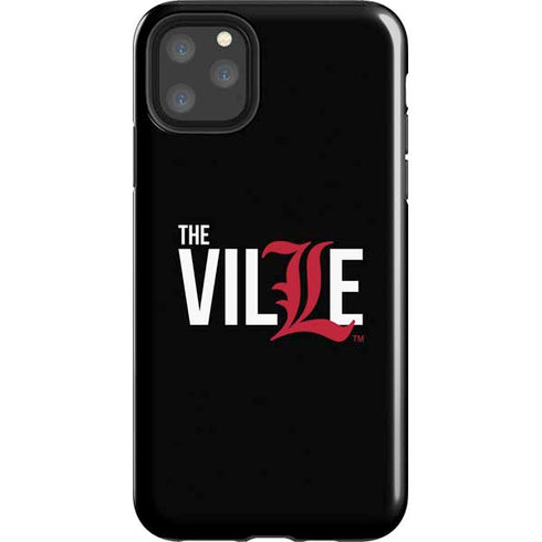 University of Louisville Black Background iPhone Cases